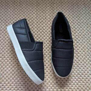 VINCE Women's Black Blair Quilted Padded Slip-On Sneakers Shoes Size US 8.5 M